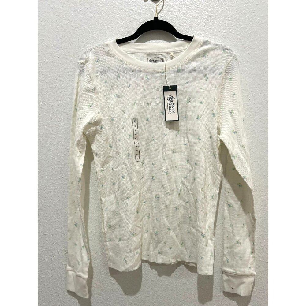 NWT Alpine Design Women's Peak Long Sleeve Waffle Shirt, XL MSRP $44